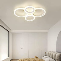 LED осветително тяло 2+2 CIRCLE Design Бяло Еквивалент 400W Дистанционно