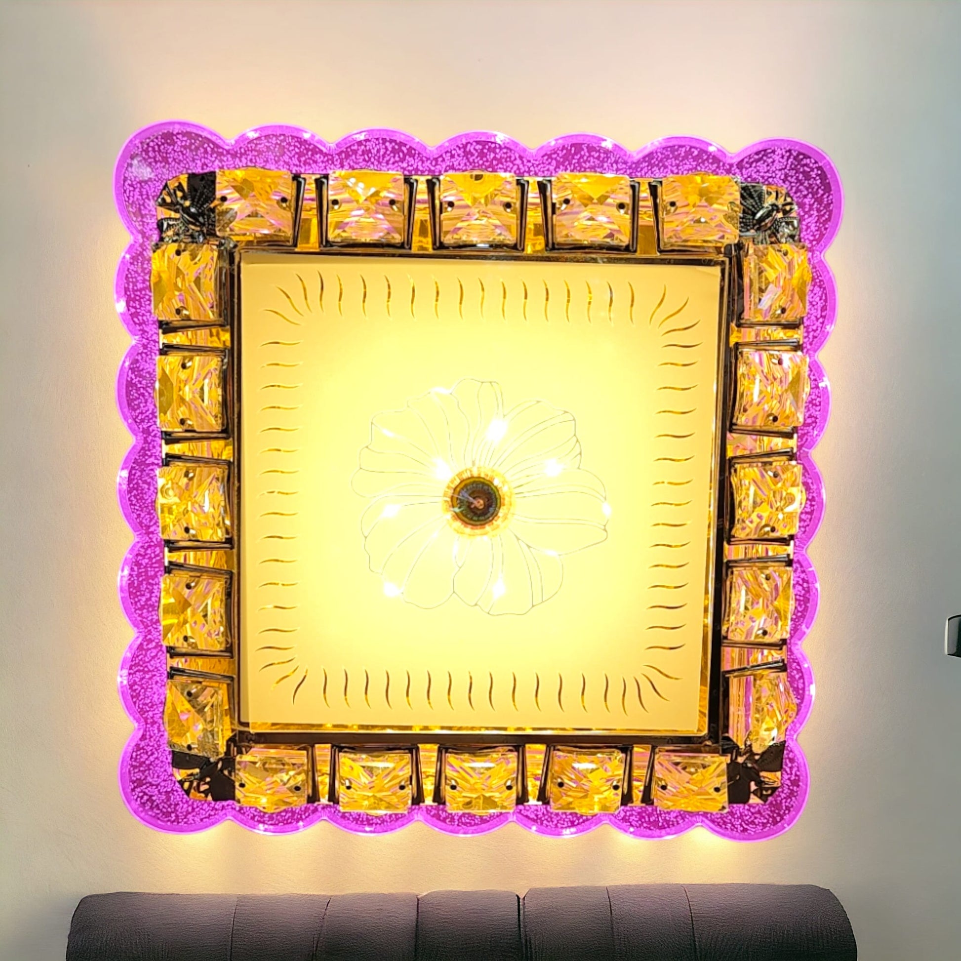 Осветително тяло LED 64W Colorfull Glass еквивалент 300W