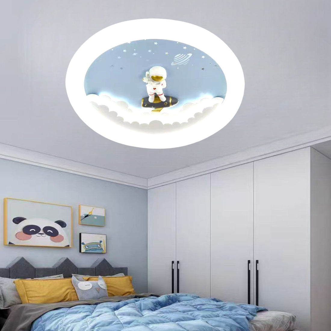 LED осветително тяло 80W Roket Astronaut Еквивалент 400W Дистанционно управление