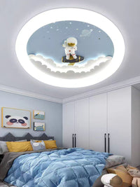 LED осветително тяло 80W Roket Astronaut Еквивалент 400W Дистанционно управление