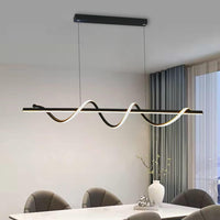 LED осветително тяло 80W висящо Serpent Black еквивалент 400W