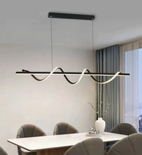 LED осветително тяло 80W висящо Serpent Black еквивалент 400W
