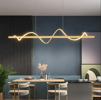 LED осветително тяло 80W висящо Serpent Gold еквивалент 400W