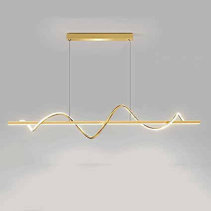 LED осветително тяло 80W висящо Serpent Gold еквивалент 400W