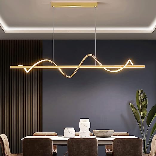 LED осветително тяло 80W висящо Serpent Gold еквивалент 400W