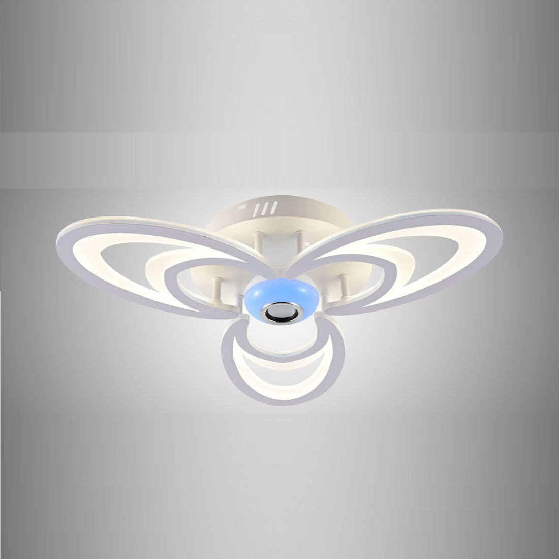Lustra Led 84W 3 Petale Cu Telecomanda Si Boxa Mp3 Echivalent 300W Lighting Fixtures