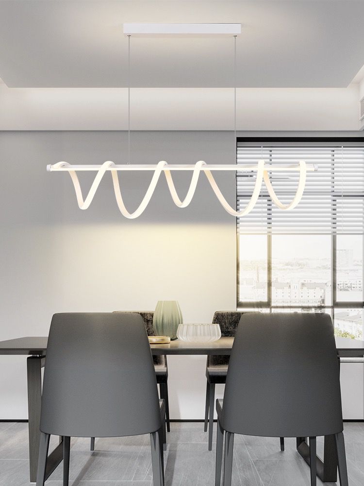 LED осветително тяло 94W висящо Spiral White 8808/900 WH еквивалент 600W