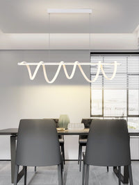 LED осветително тяло 94W висящо Spiral White 8808/900 WH еквивалент 600W