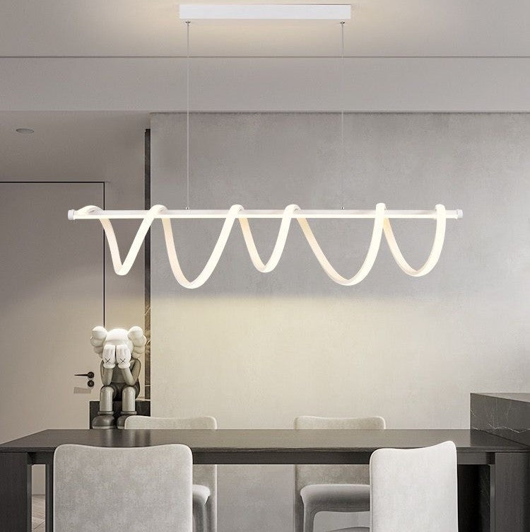 LED осветително тяло 94W висящо Spiral White 8808/900 WH еквивалент 600W