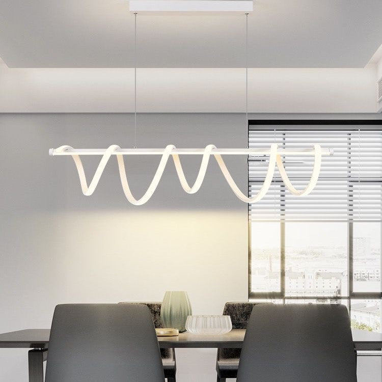 LED осветително тяло 94W висящо Spiral White 8808/900 WH еквивалент 600W