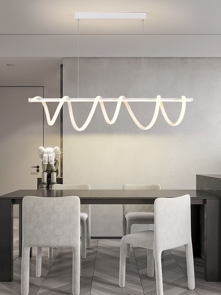 LED осветително тяло 94W висящо Spiral White 8808/900 WH еквивалент 600W