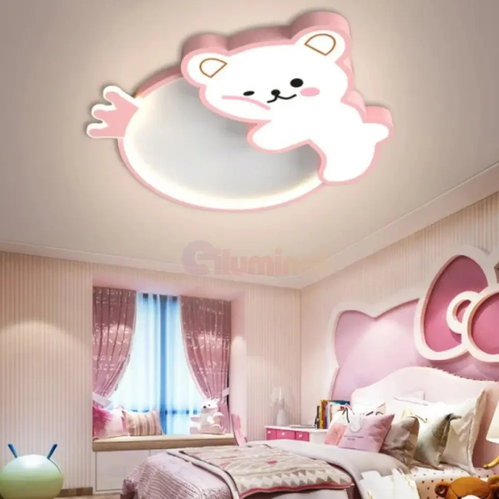 LED осветително тяло 96W Happy Bear с дистанционно, еквивалент 400W