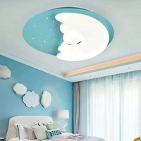 LED осветително тяло Blue Sleepy Bunny Еквивалент 300W Дистанционно управление