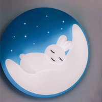 LED осветително тяло Blue Sleepy Bunny Еквивалент 300W Дистанционно управление
