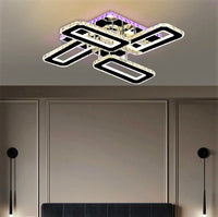 LED осветително тяло CROSS RGB кристал еквивалент 600W с дистанционно