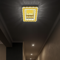 LED осветително тяло аплик 24x12CM кристал 6180 еквивалент 200W