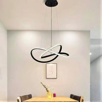 LED осветително тяло Cristal Infinity Black 2 сегмента, еквивалент 400W