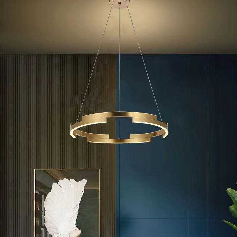 LED осветително тяло висящо Gold, еквивалент 520W, с дистанционно