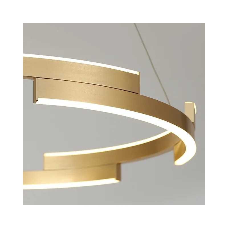 LED осветително тяло висящо Gold, еквивалент 520W, с дистанционно