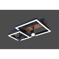 Lustra LED Zenn Telecomanda Wifi 2.4G Black 3 Culori G4228 NEAGRA / SQUARE DESIGN Lighting Fixtures