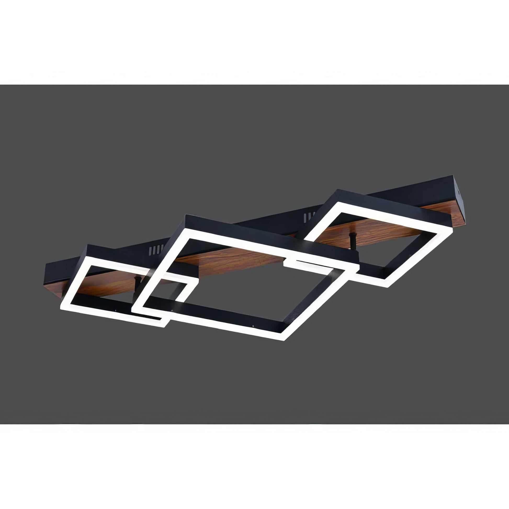 Lustra LED Zenn Telecomanda Wifi 2.4G Black 3 Culori G4211 NEAGRA / SQUARE DESIGN Lighting Fixtures