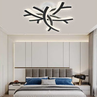 LED осветително тяло Fynora Black еквивалент 600W с дистанционно