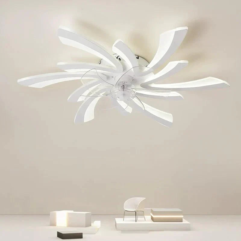 LED осветително тяло Clio с вентилатор, еквивалент 300W, с дистанционно управление