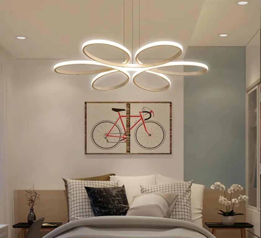 LED осветително тяло 144W DAISY висящо, еквивалент 500W