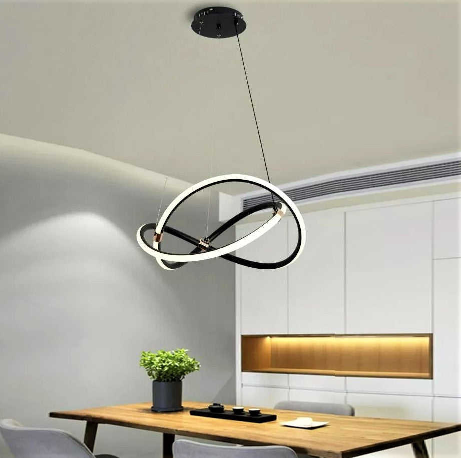 LED осветително тяло 82W TETIS Black 3 функции
