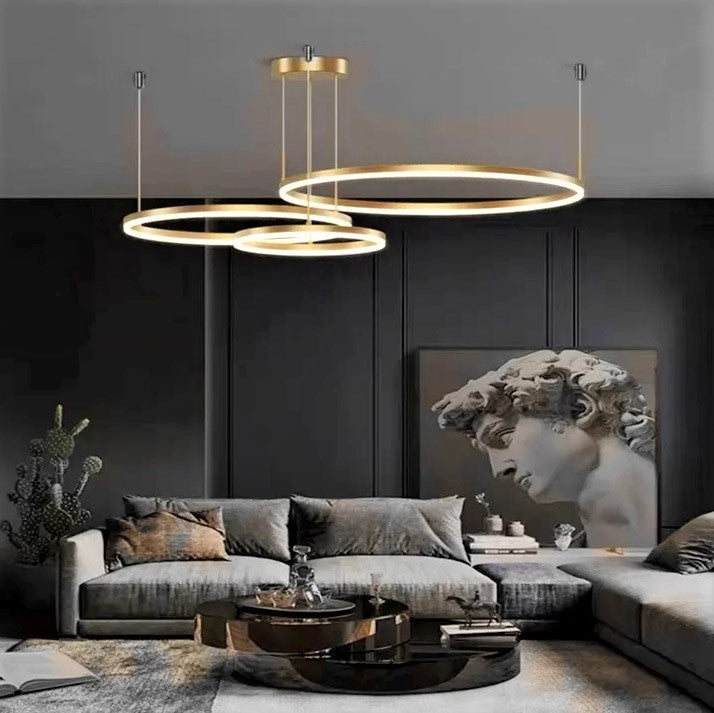 LED осветително тяло WONDERLAND GOLD 3 подвижни сегмента с дистанционно - 30+40+60cm