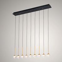 Lustra Led 36W Gold Luxury Pendant C85001-9 Lighting Fixtures