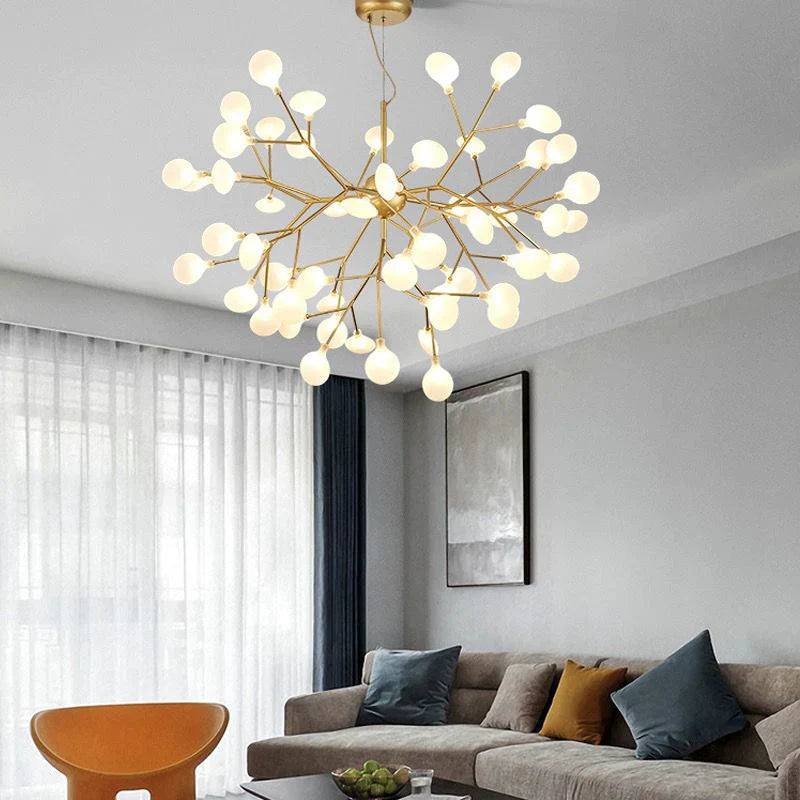 Осветително тяло Nordic Style абажур MAT Golden Branches 66010-D45
