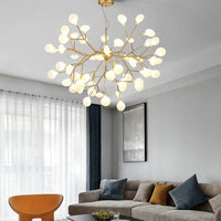 Осветително тяло Nordic Style абажур MAT Golden Branches 66010-D45