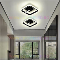LED осветително тяло 36W VENUS SQUARE BLACK Еквивалент 150W