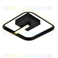 LED осветително тяло 36W VENUS SQUARE BLACK Еквивалент 150W