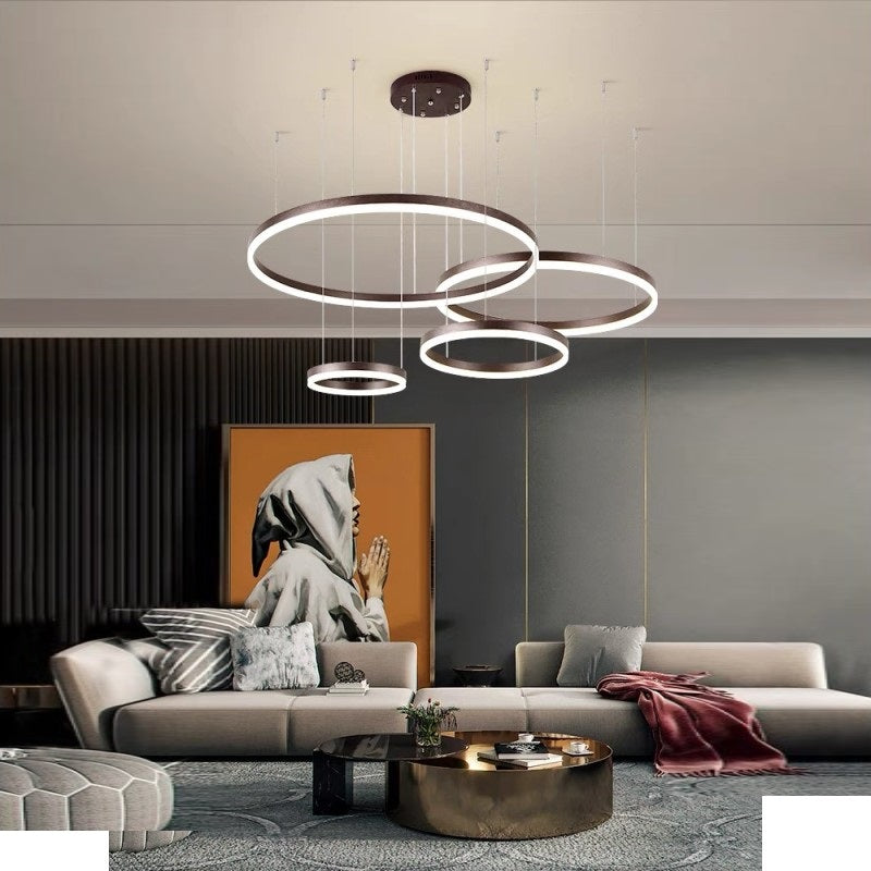 LED осветително тяло 204W WONDERLAND BROWN 4 подвижни сегмента с дистанционно