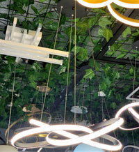 LED осветително тяло 86W Cristal Infinity Black 3 сегмента 3 функции