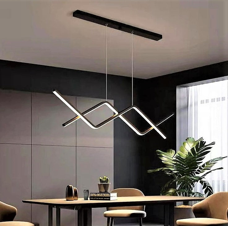 LED осветително тяло пендел BLACK LINES еквивалент 300W с дистанционно
