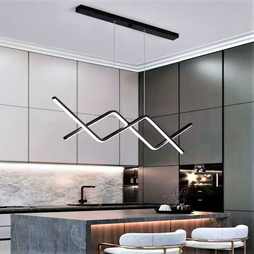 LED осветително тяло пендел BLACK LINES еквивалент 300W с дистанционно
