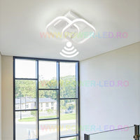 LED осветително тяло 26W DOUBLE SQUARE със сензор за движение, еквивалентно на 150W