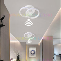 LED осветително тяло 22W DOUBLE CIRCLE със сензор за движение, еквивалент 150W