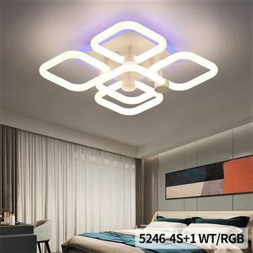 LED осветително тяло 172W SQUARE 4+1 RGB SMART с дистанционно