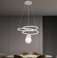 LED осветително тяло Sleepy Teddy за детска стая, еквивалент 500W, с дистанционно