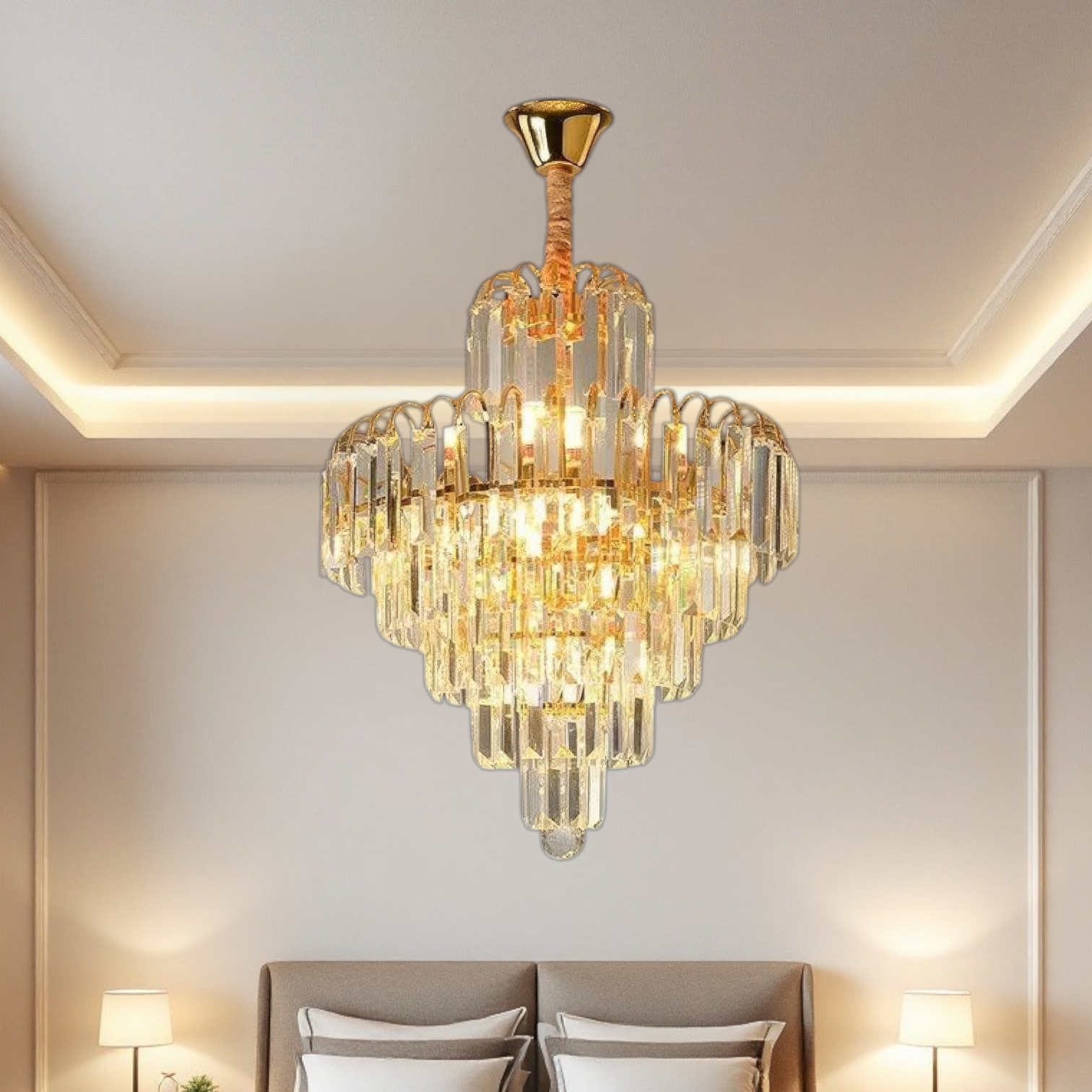 Полилей Cristal Gold Imperator 40x90CM 5xE14