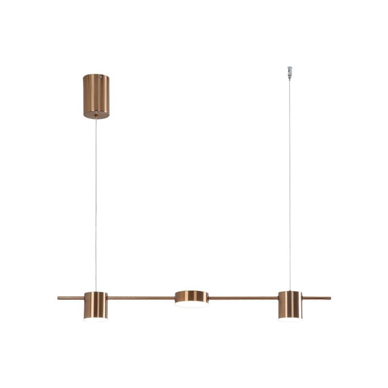 LED осветително тяло пендел Nordic Style Gold еквивалент 200W с дистанционно