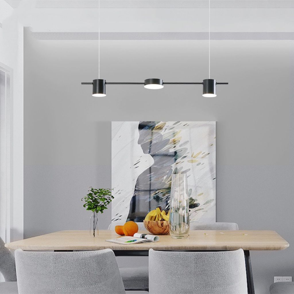 LED осветително тяло пендел Nordic Style Black еквивалент 200W с дистанционно