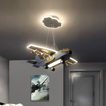 LED осветително тяло висящо War Plane еквивалент 300W