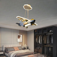 LED осветително тяло висящо War Plane еквивалент 300W