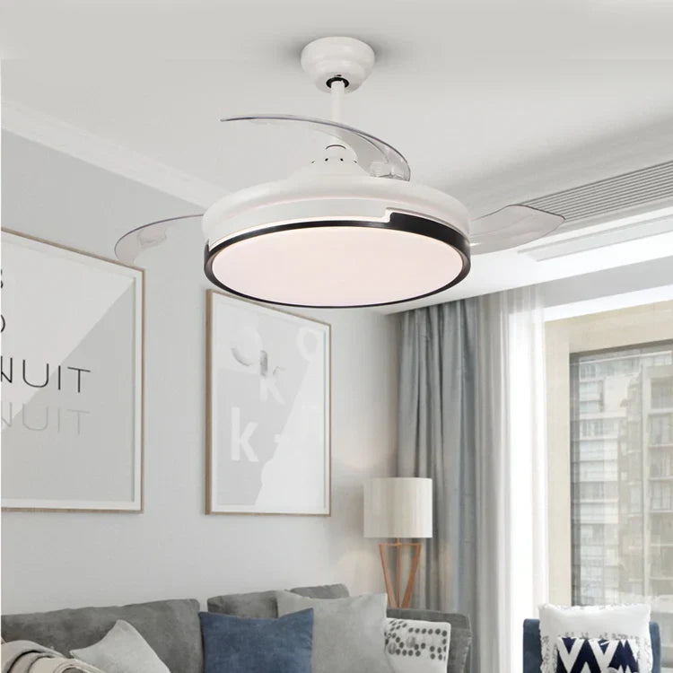 LED осветително тяло Summer White с вентилатор, еквивалент 300W, с дистанционно