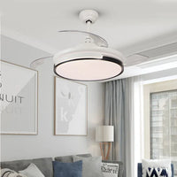 LED осветително тяло Summer White с вентилатор, еквивалент 300W, с дистанционно